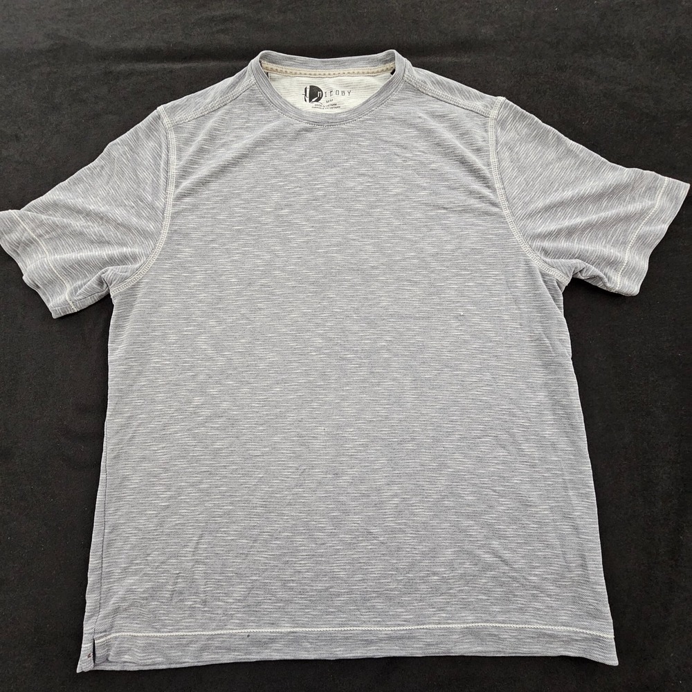 Nicoby Gray Short Sleeve Polyester Blend T-Shirt Men's‎ M
